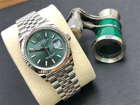 rolex datejust 36mm green jubilee|rolex datejust 36mm price.